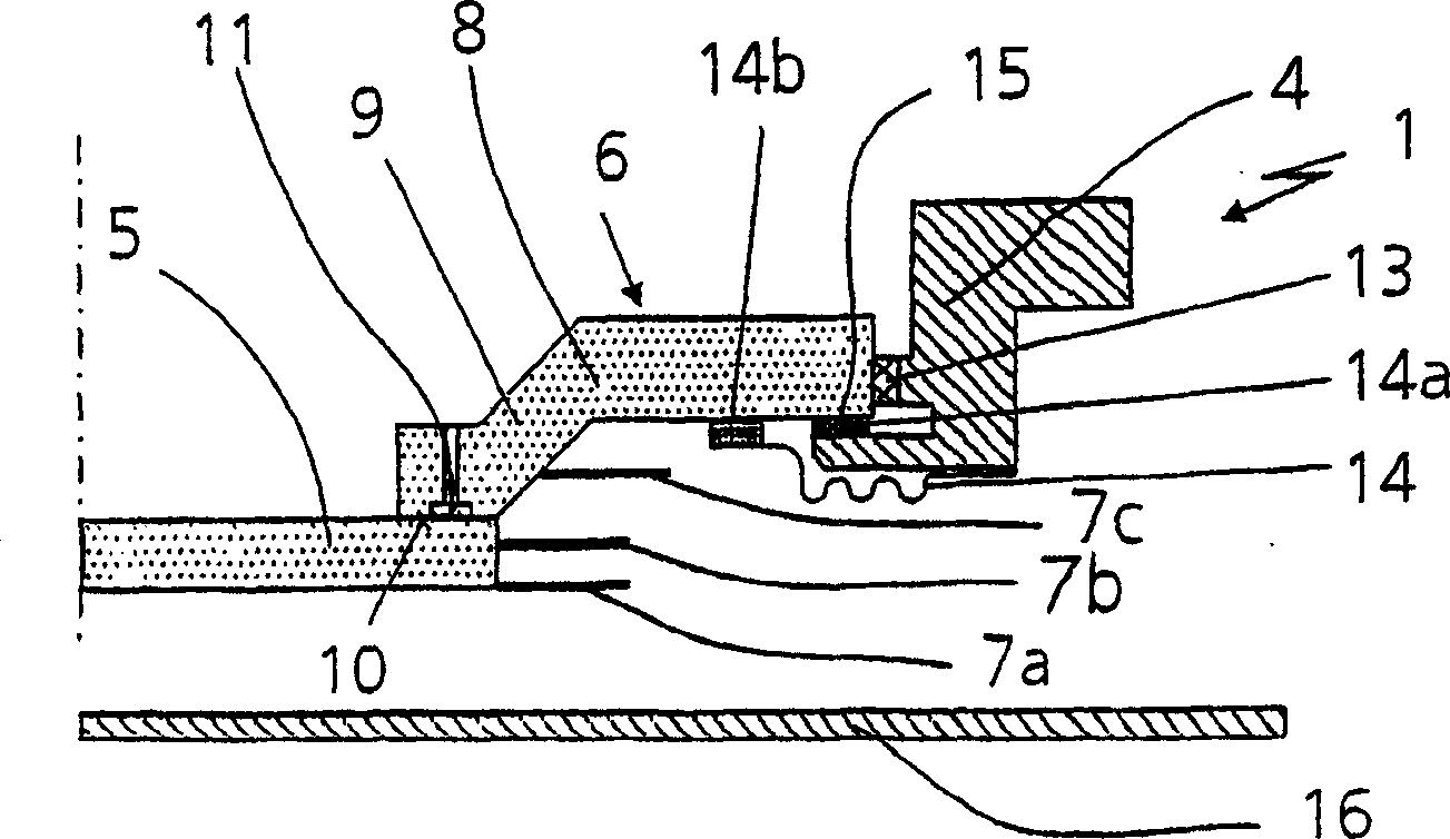 Holding device for an optical element in an objective