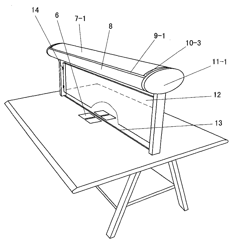 Multi-user writing table