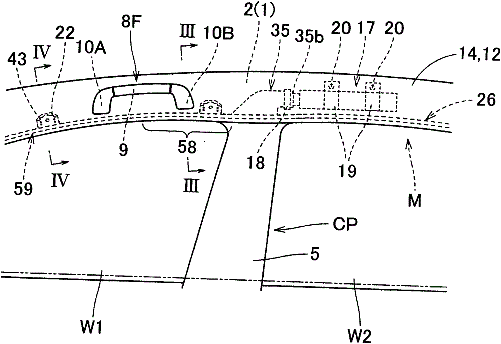 Head protection gasbag device