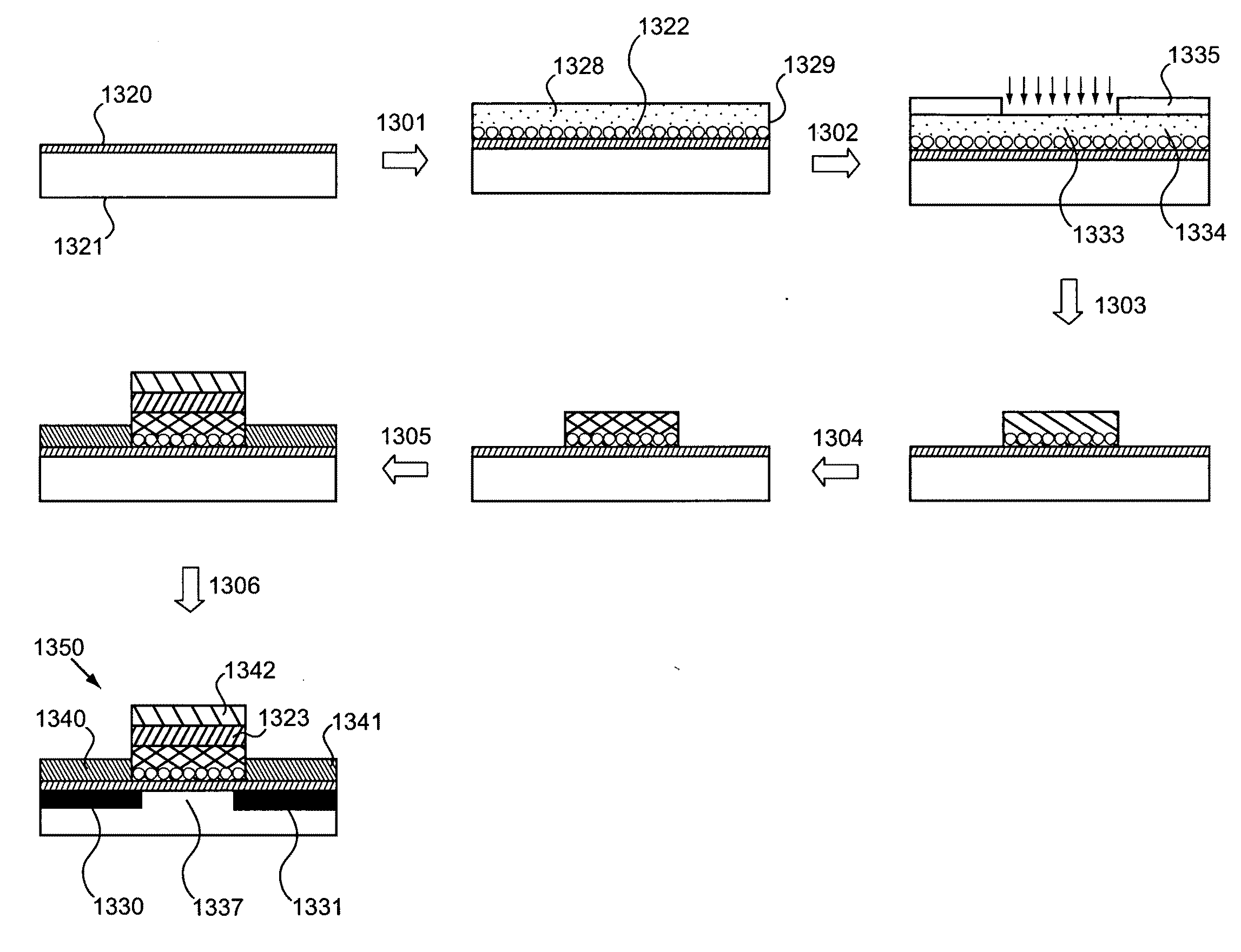 Methods and devices for forming nanostructure monolayers and devices including such monolayers