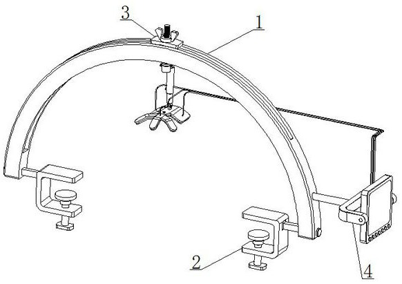 A skin-friendly contact fixing device for mother and baby after cesarean section