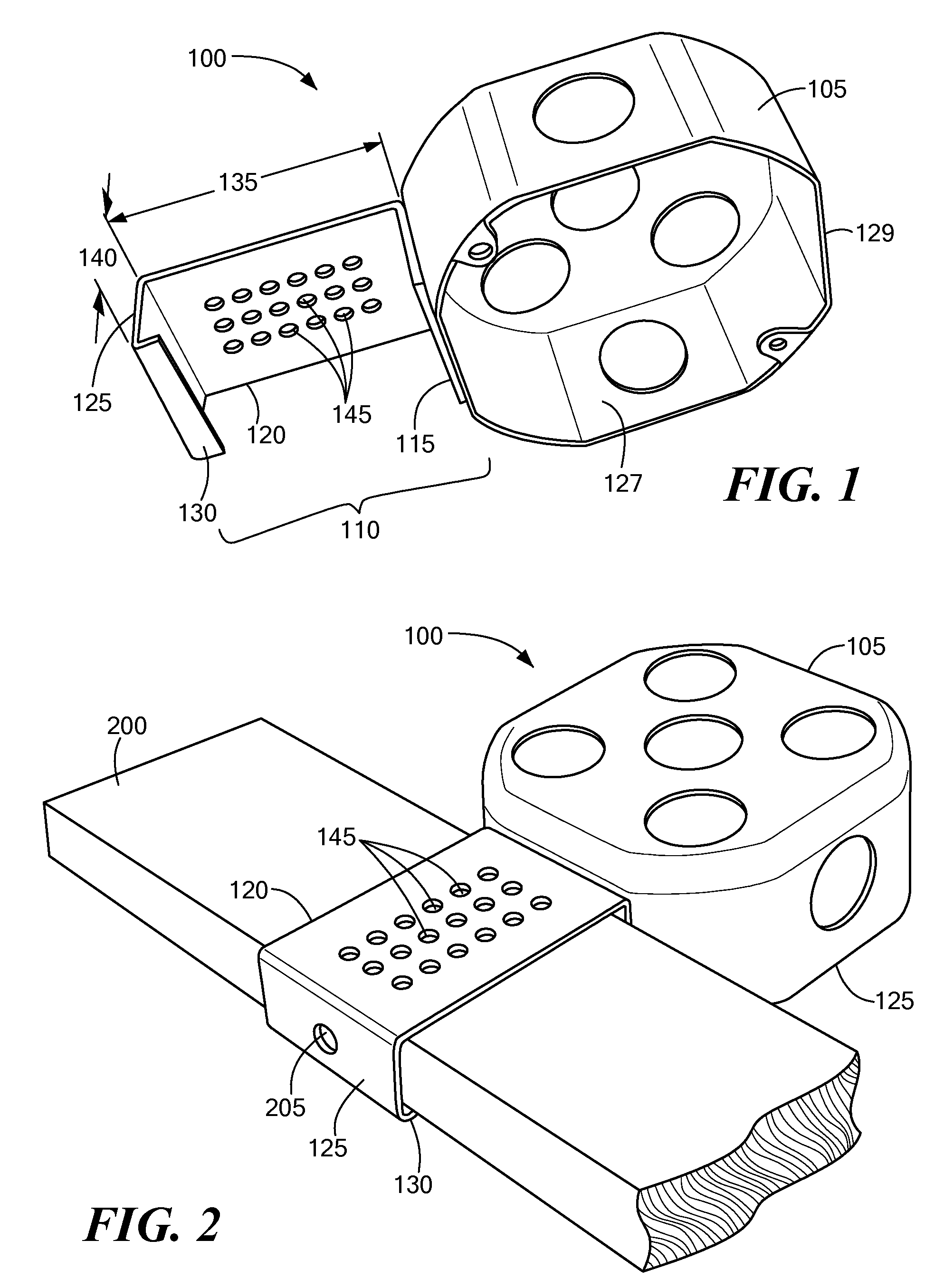 Mounting bracket for electrical junction box, luminaire or the like