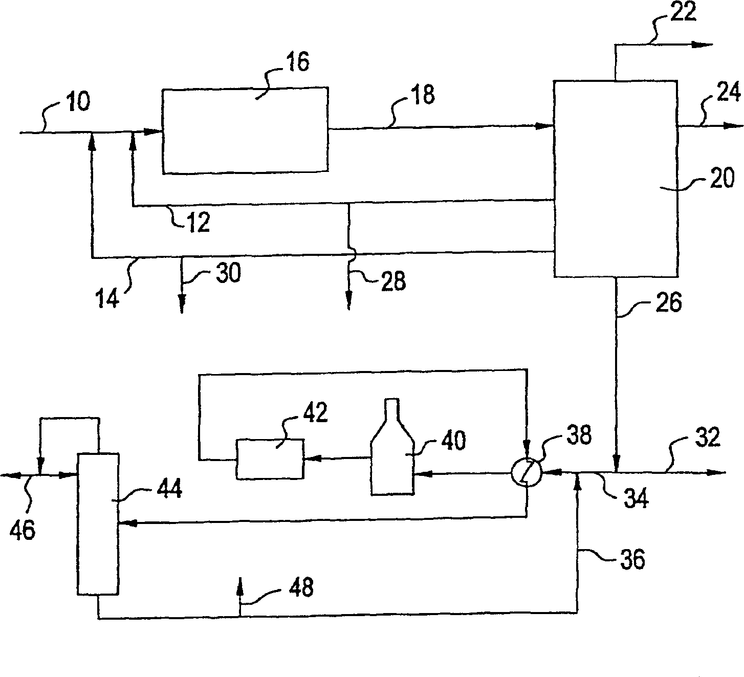 Process for producing propylene and hexene from C4 olefin streams