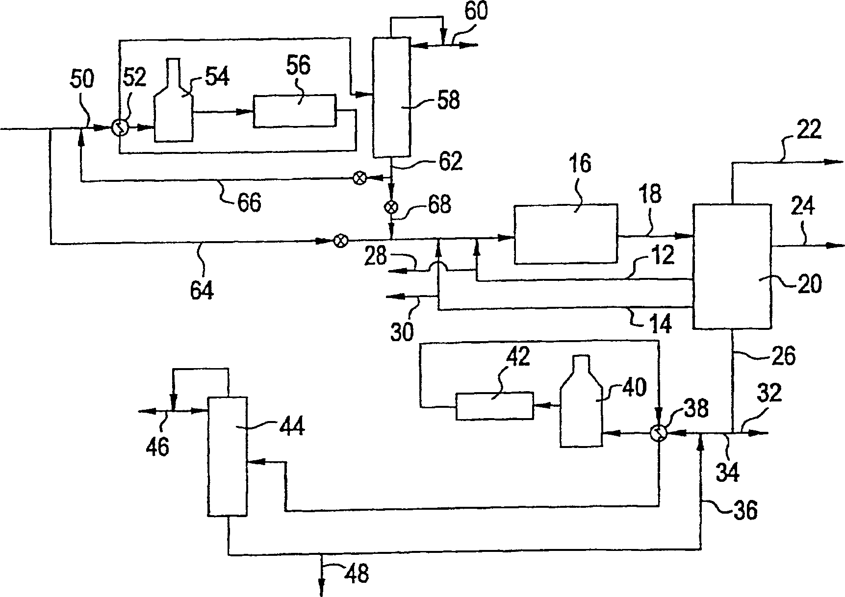 Process for producing propylene and hexene from C4 olefin streams