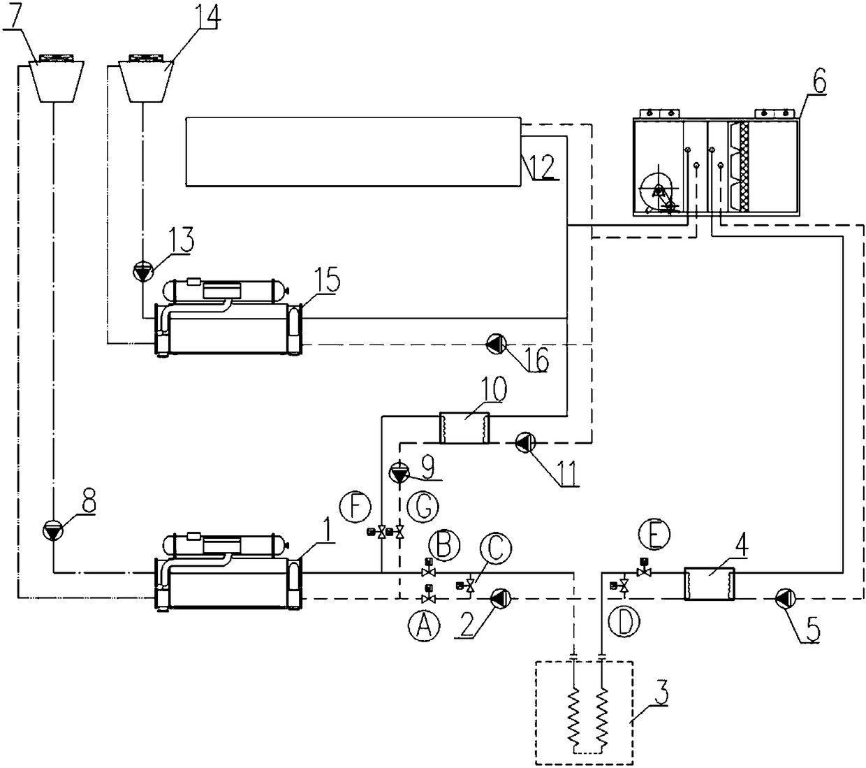 Central air conditioner system