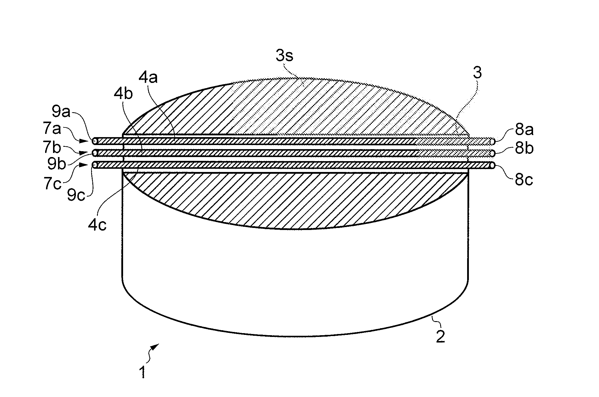 Flow cell for radiation detector