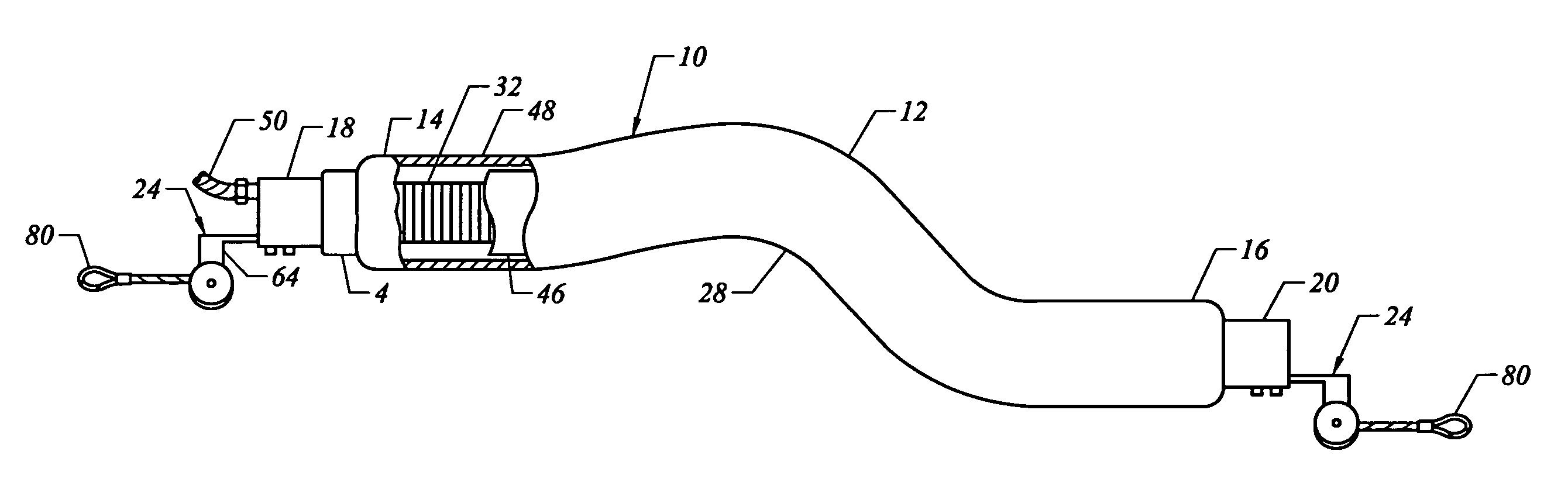 Point repair sleeve carrier for conduits