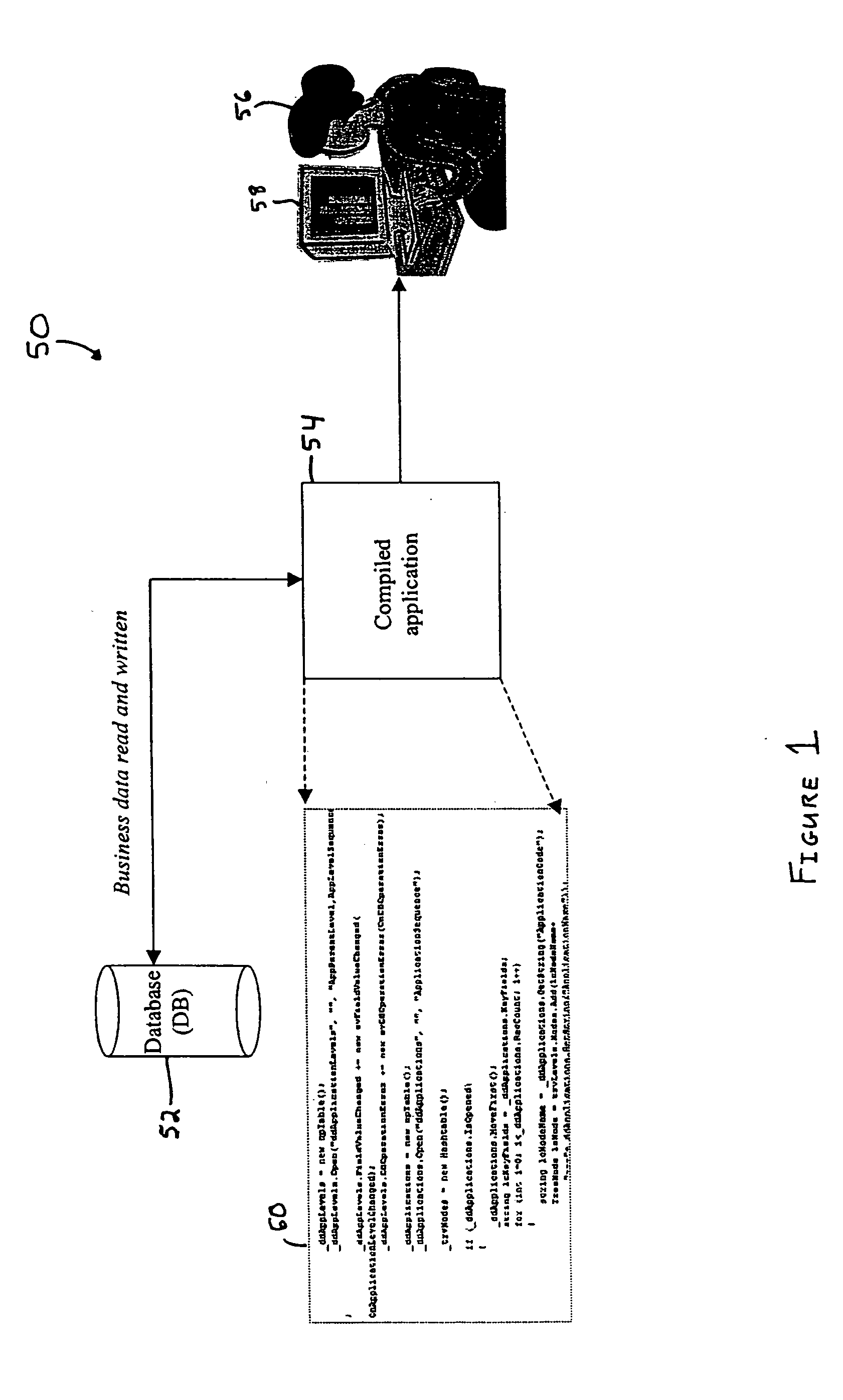 Business software application generation system and method