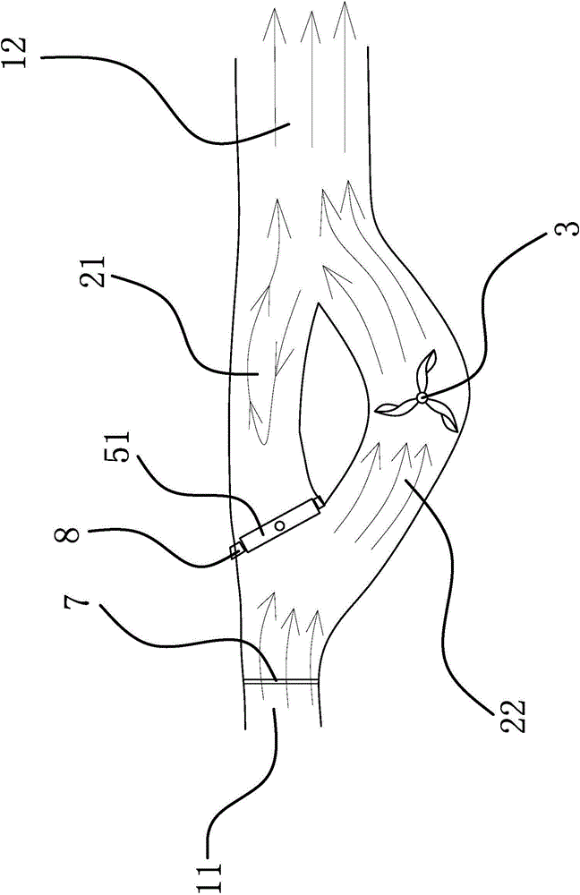 Back-pressure exhausting pipe capable of generating power