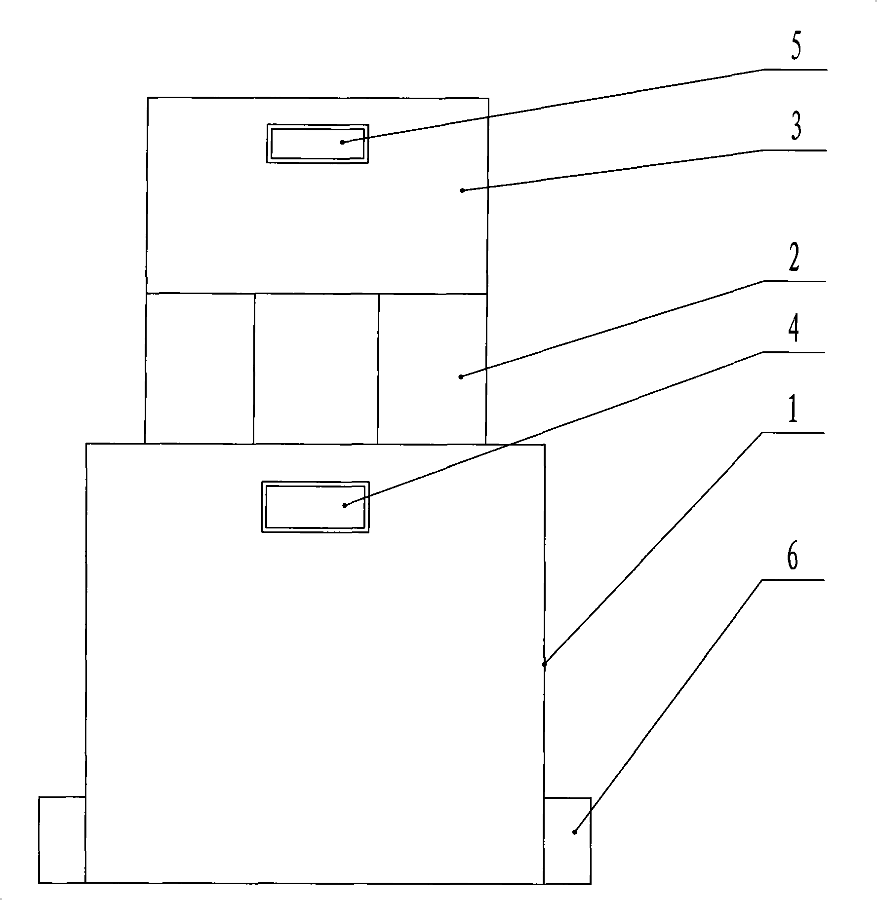 Dual-tower dust removal and desulphurization device