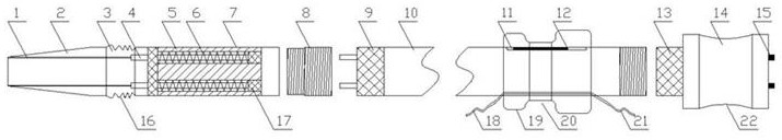 Angle-adjustable respiratory tract pushing device