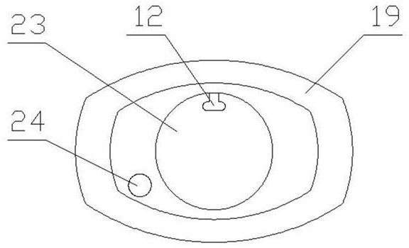 Angle-adjustable respiratory tract pushing device