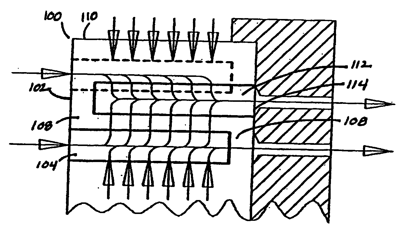 Method of making extended area filter