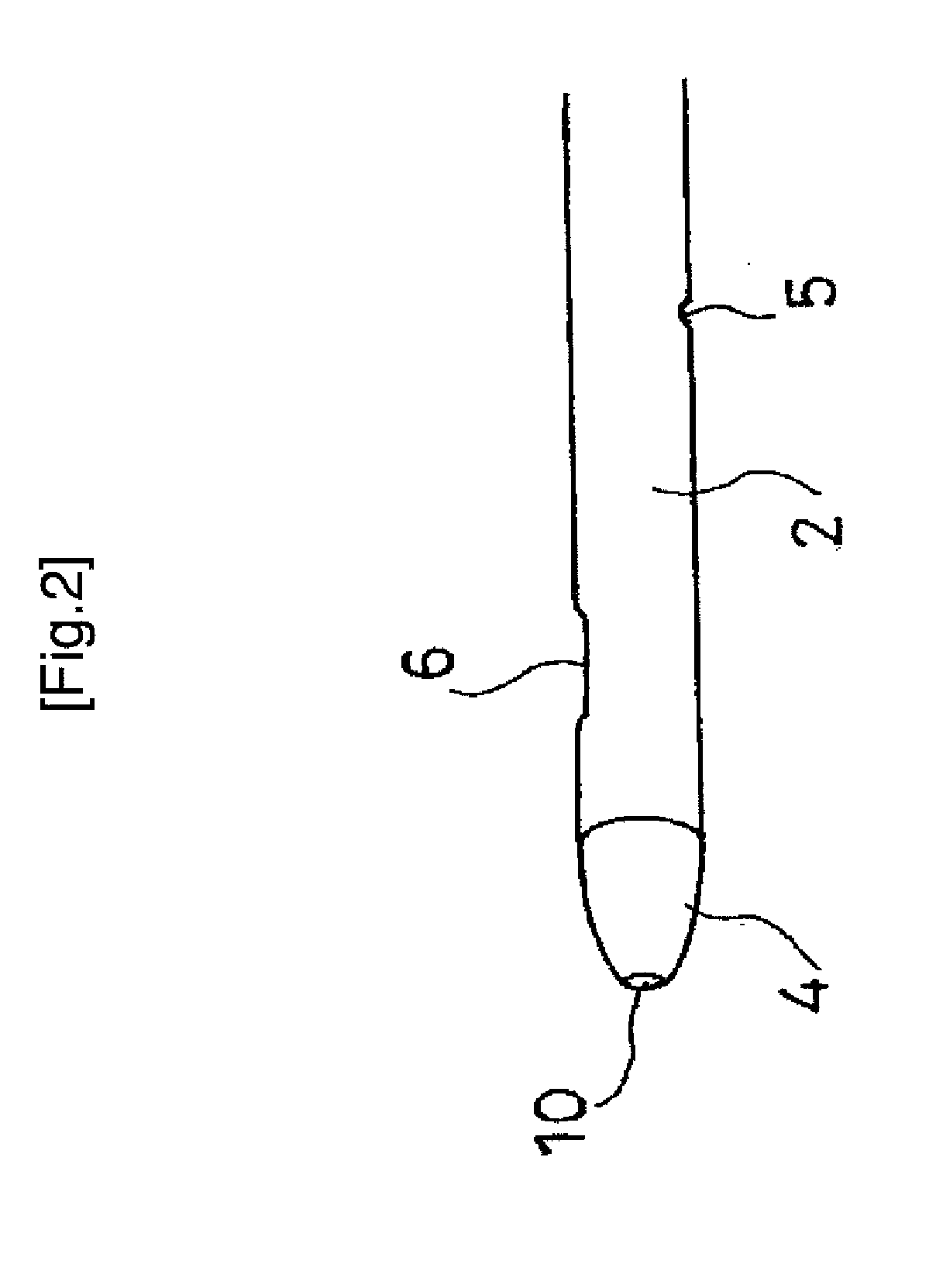 Device for diagnosing tissue injury