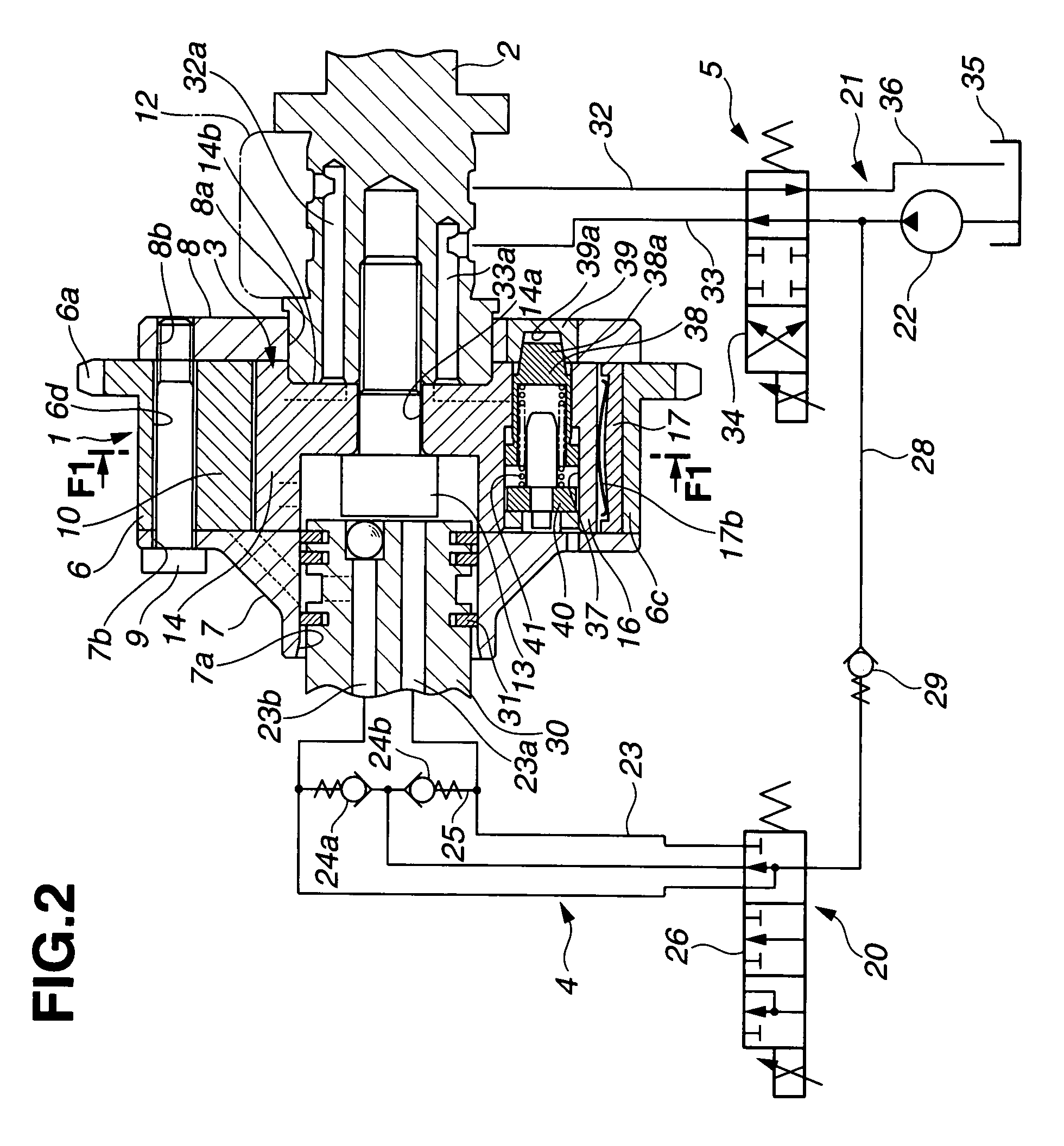 Valve timing control apparatus of internal combustion engine