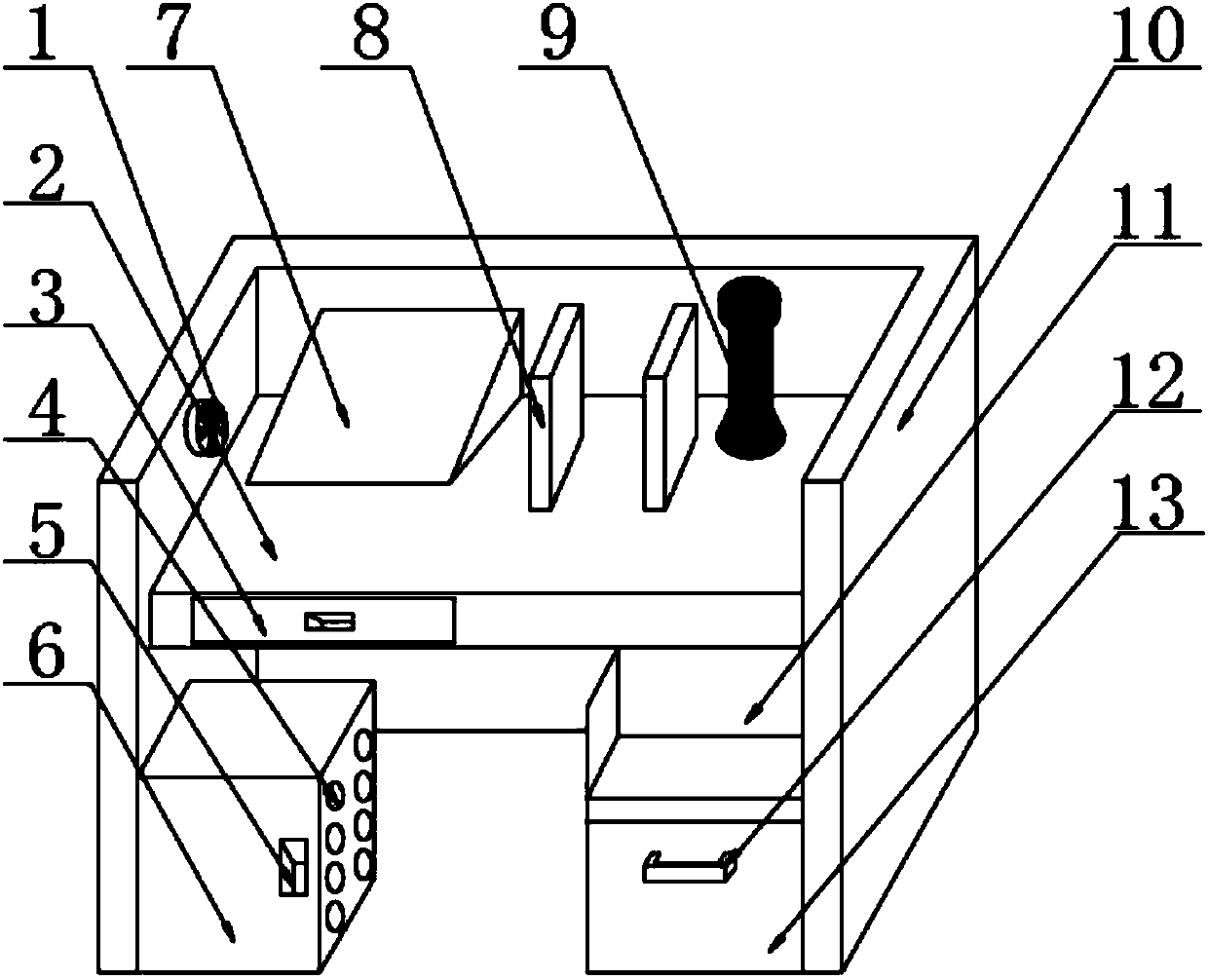 Multi-purpose teaching table for teaching