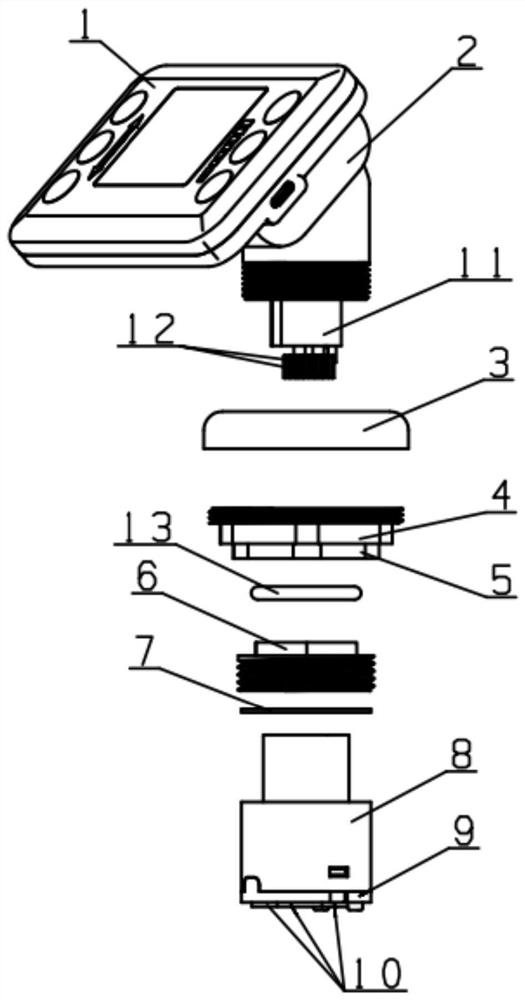 An electric hot and cold water thermostatic mixing valve core