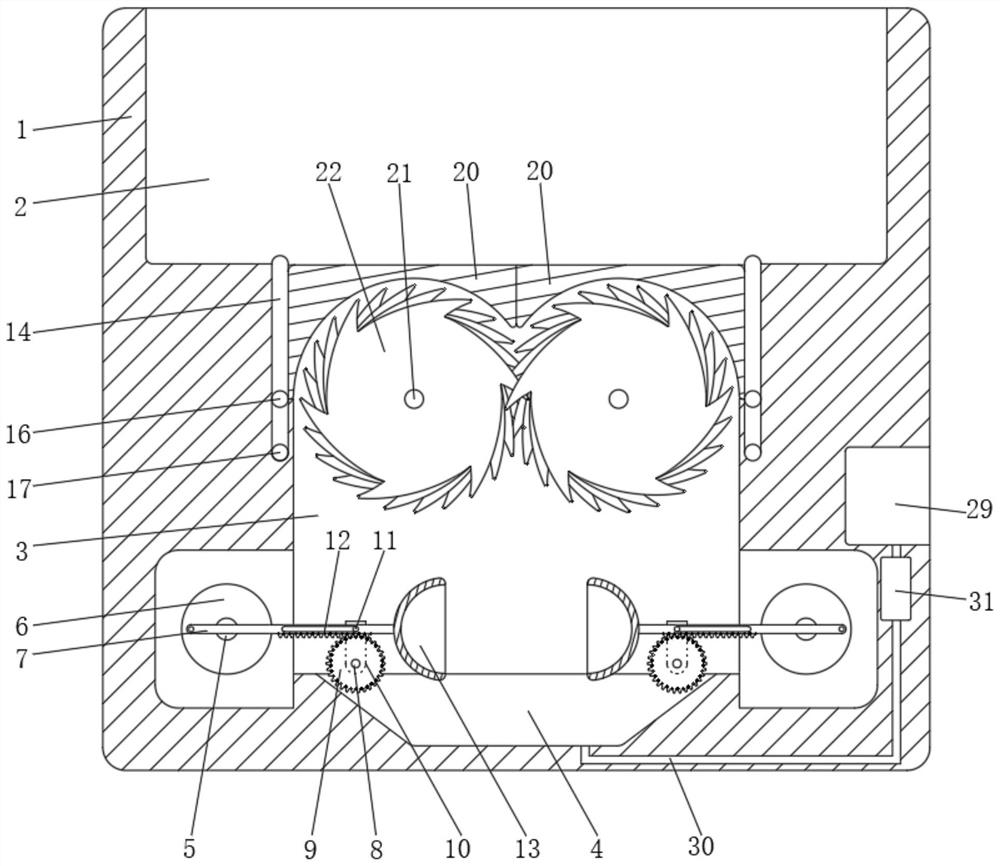 Anti-leakage type legal document destroying device and method