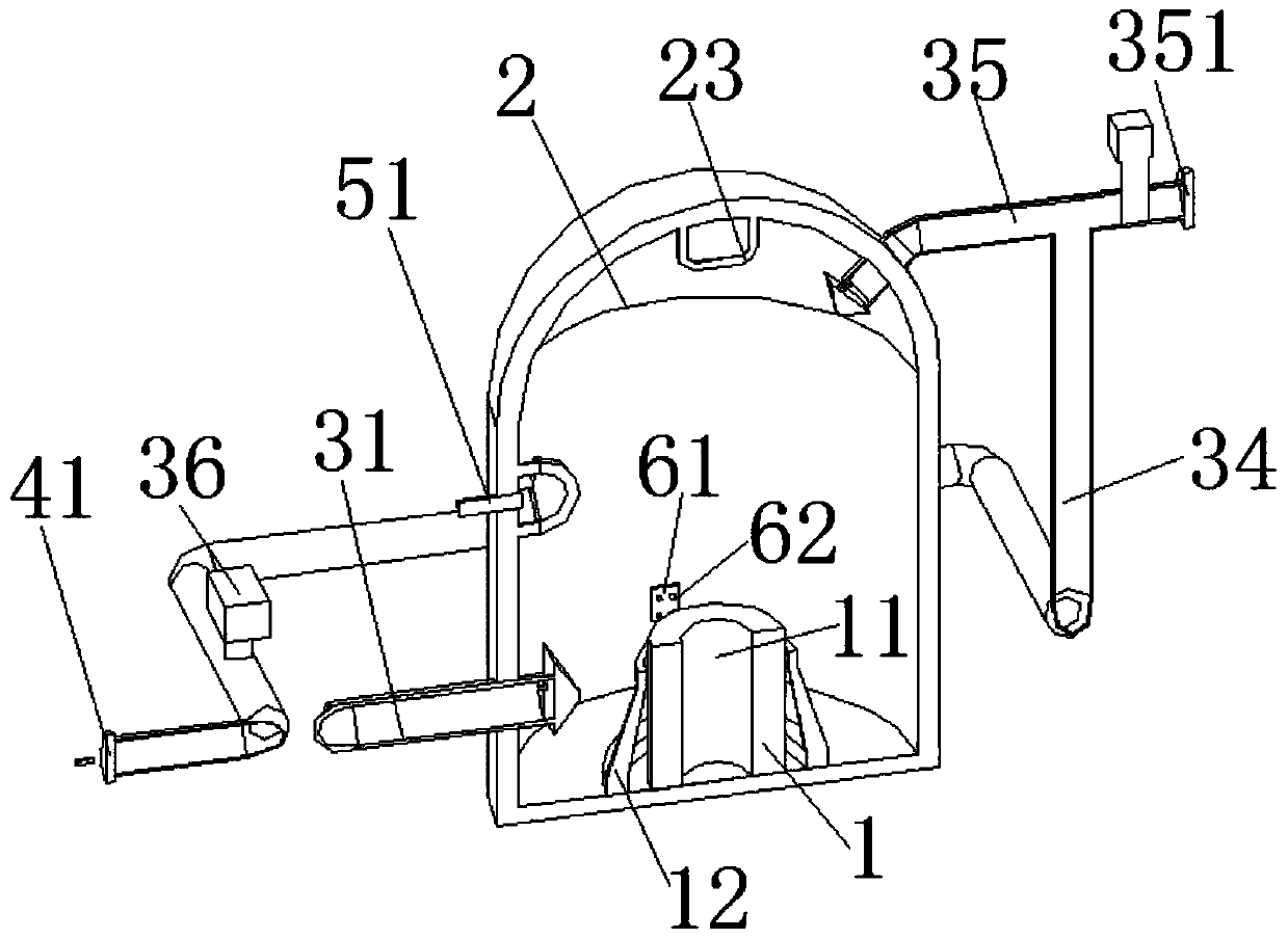 Toxic gas explosion box testing device and testing method thereof