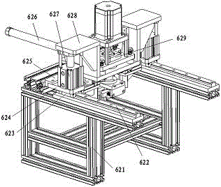 Nut screwing device of electromagnetic valve assembling equipment