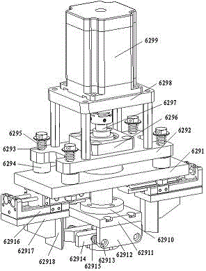 Nut screwing device of electromagnetic valve assembling equipment