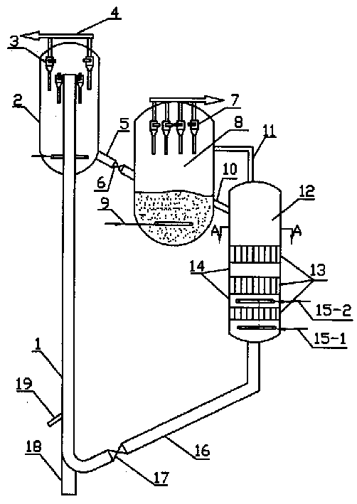 Stripping method and equipment for hydrocarbon catalytic converting catalyst