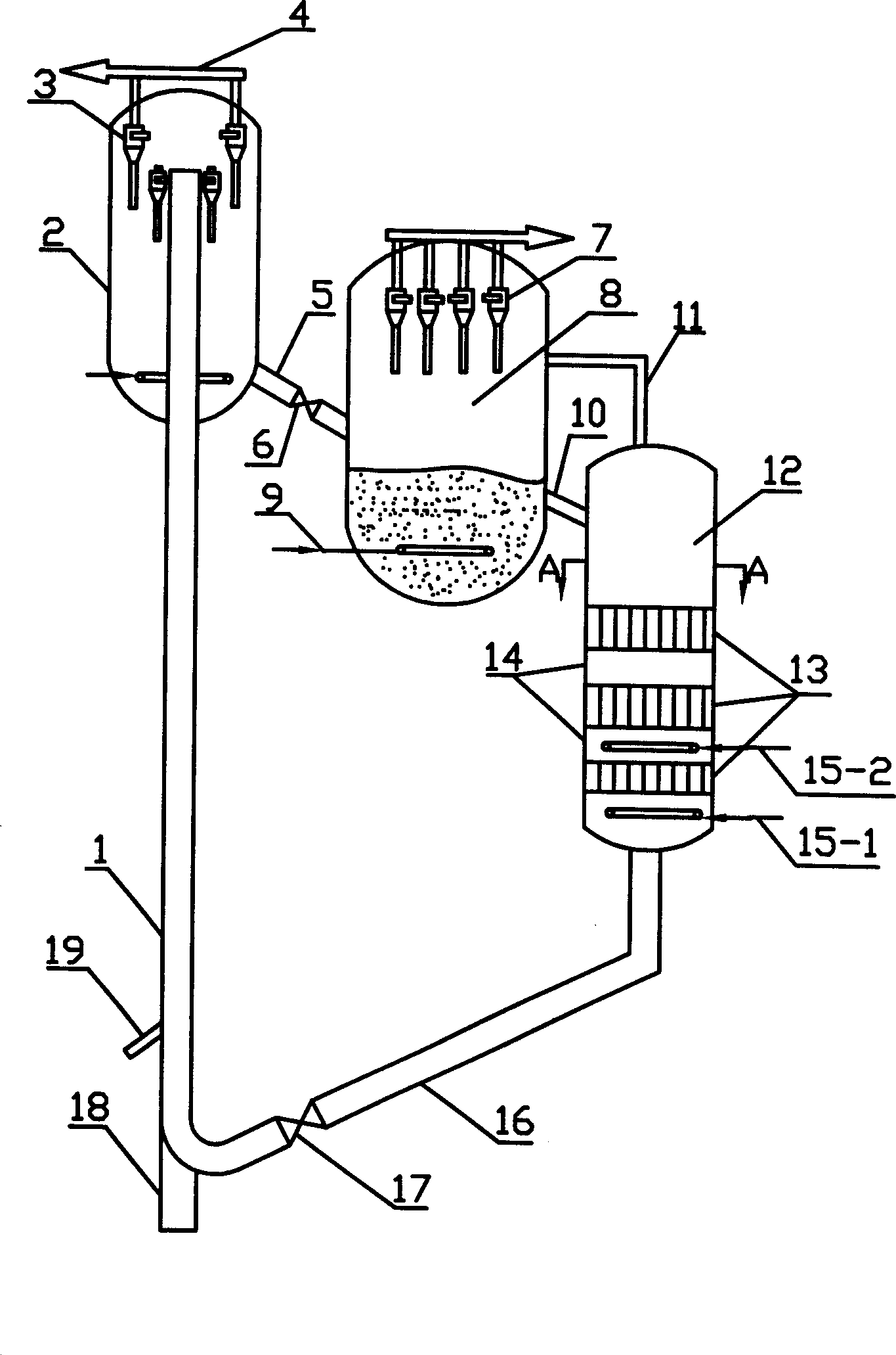 Stripping method and equipment for hydrocarbon catalytic converting catalyst