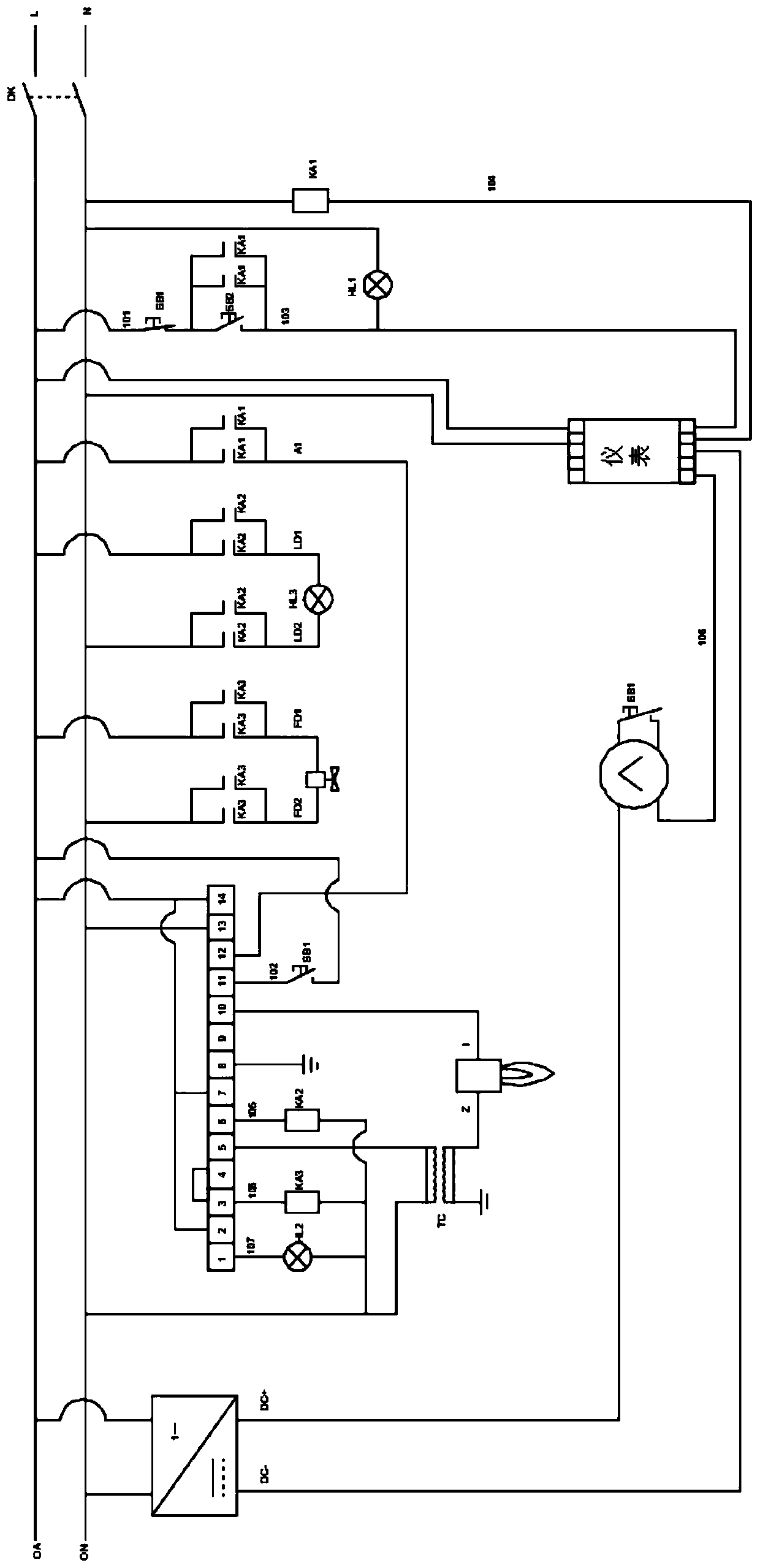 Intelligent combustion treatment integrated machine used for thermal desorption remediation of contaminated site