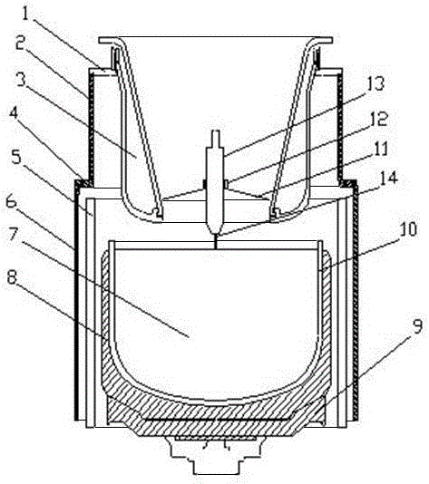 Seeding and shoulder expanding device and technique for single crystal rods and single crystal furnace