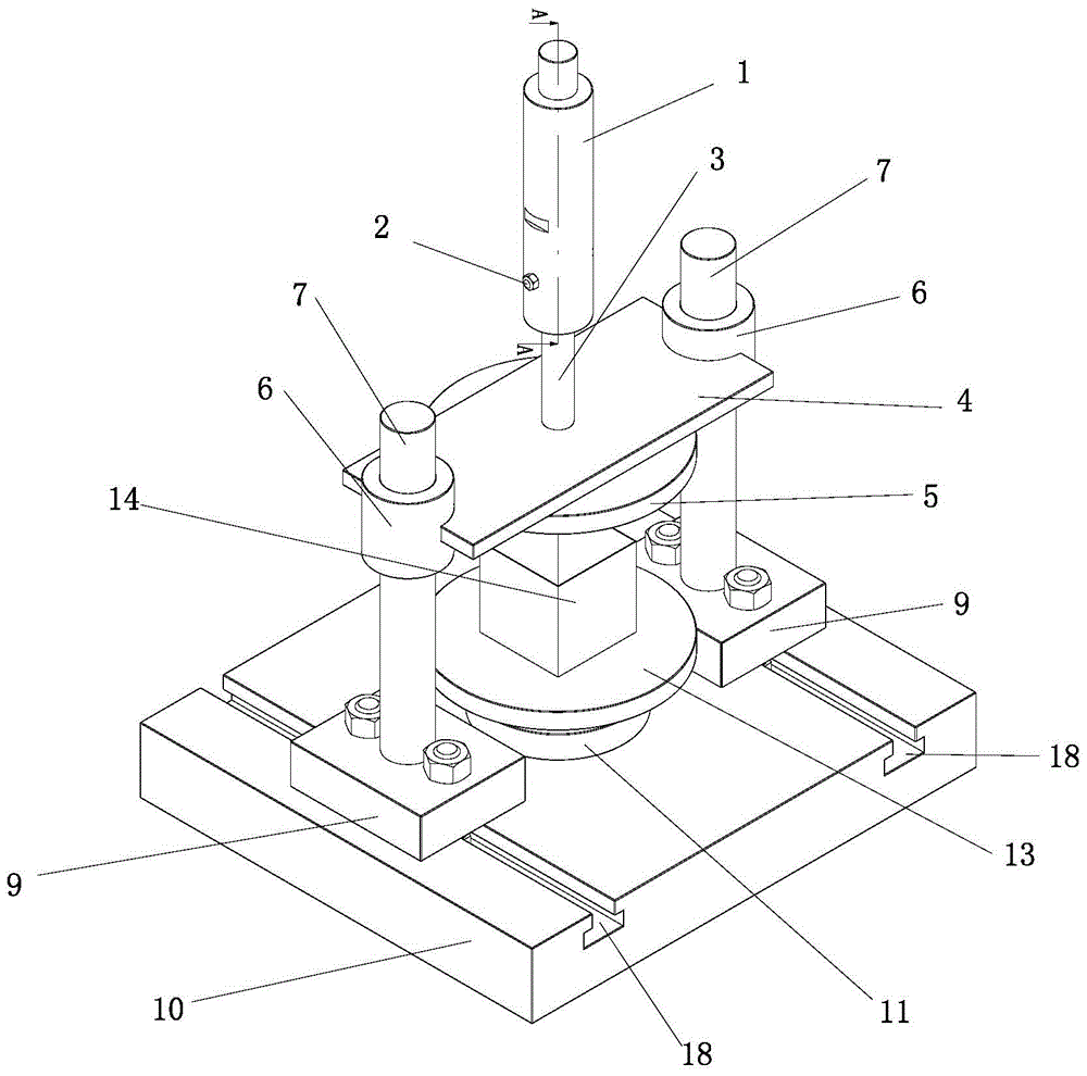 A high-speed dynamic compression test device