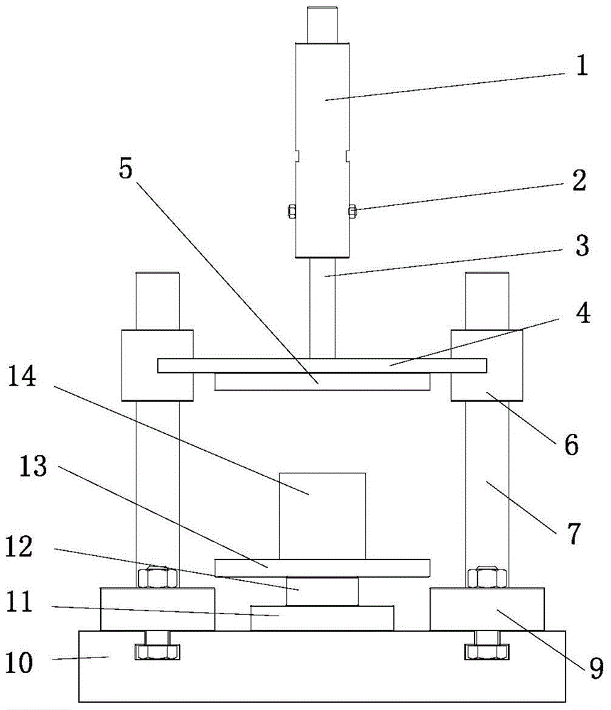 A high-speed dynamic compression test device