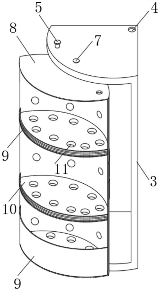 Protective device for automobile part storage