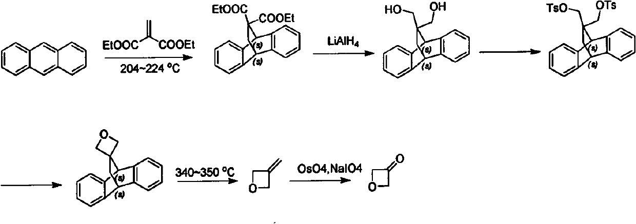 Novel method for synthesizing 3-oxetanone