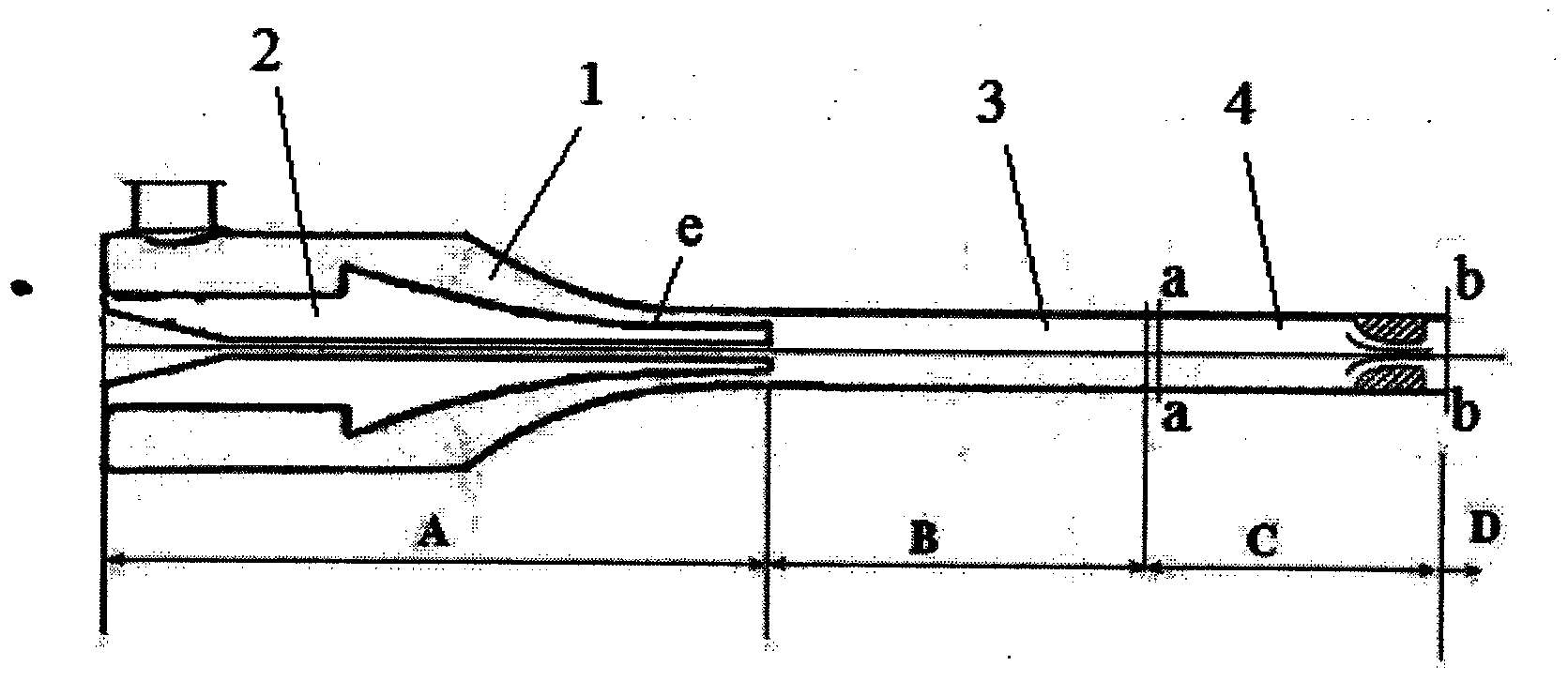 Main nozzle structure of air jet loom for producing elastic denim and weft insertion method thereof