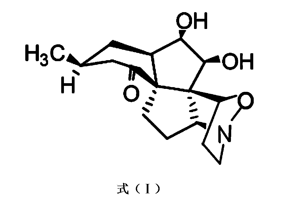 Application of Lycojaponicumin B in antibacterial drug