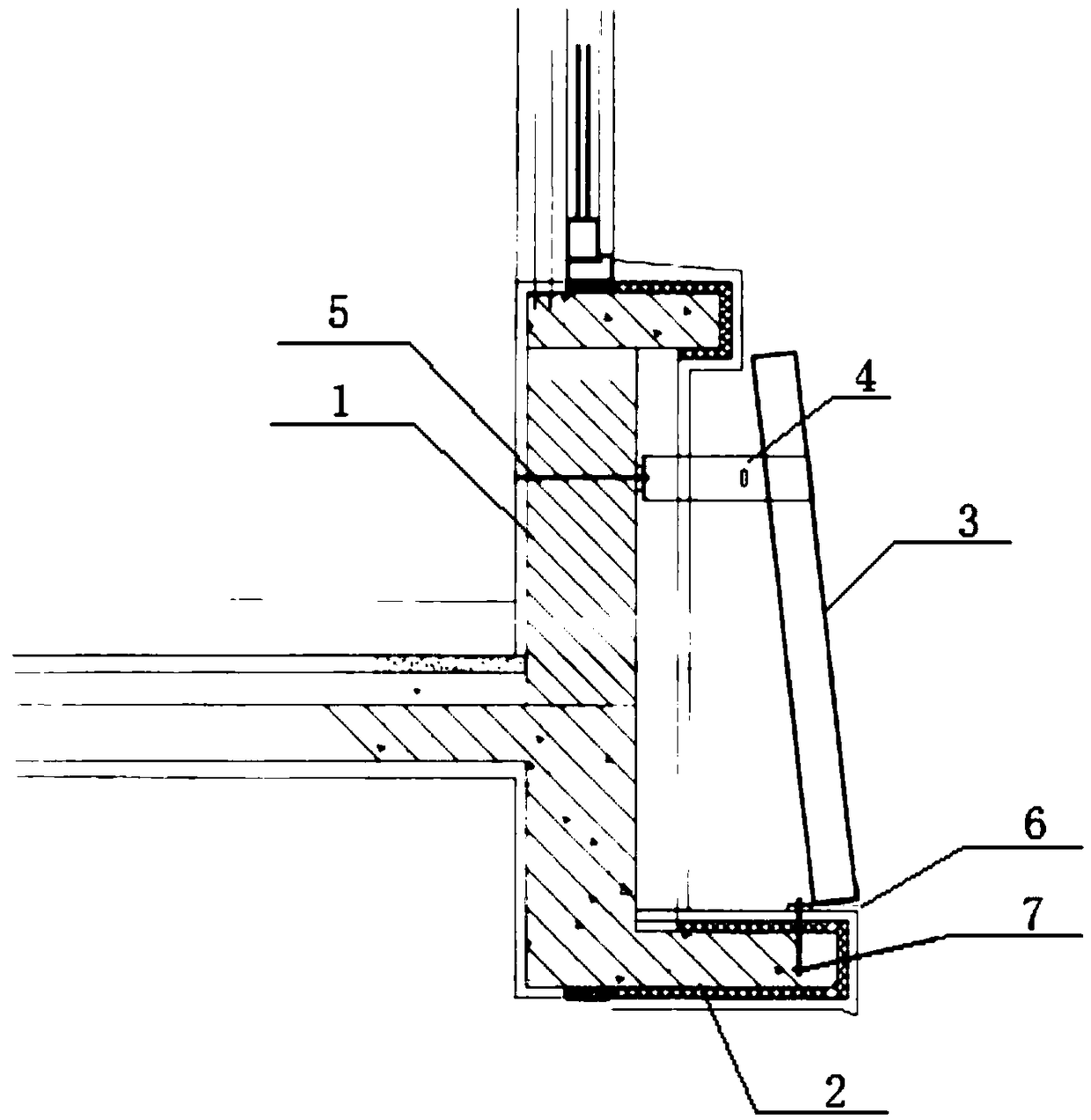 Wall-hanging solar panel fixing bracket and mounting method thereof