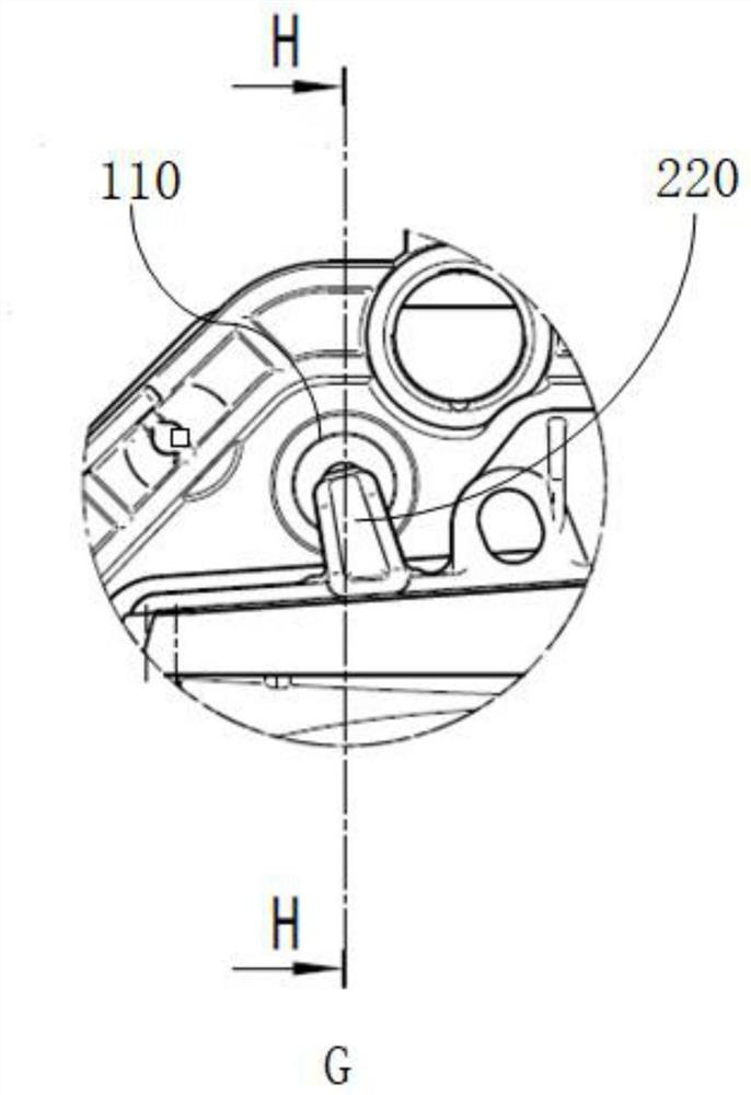 Optical system fixed through UV glue and lamp thereof