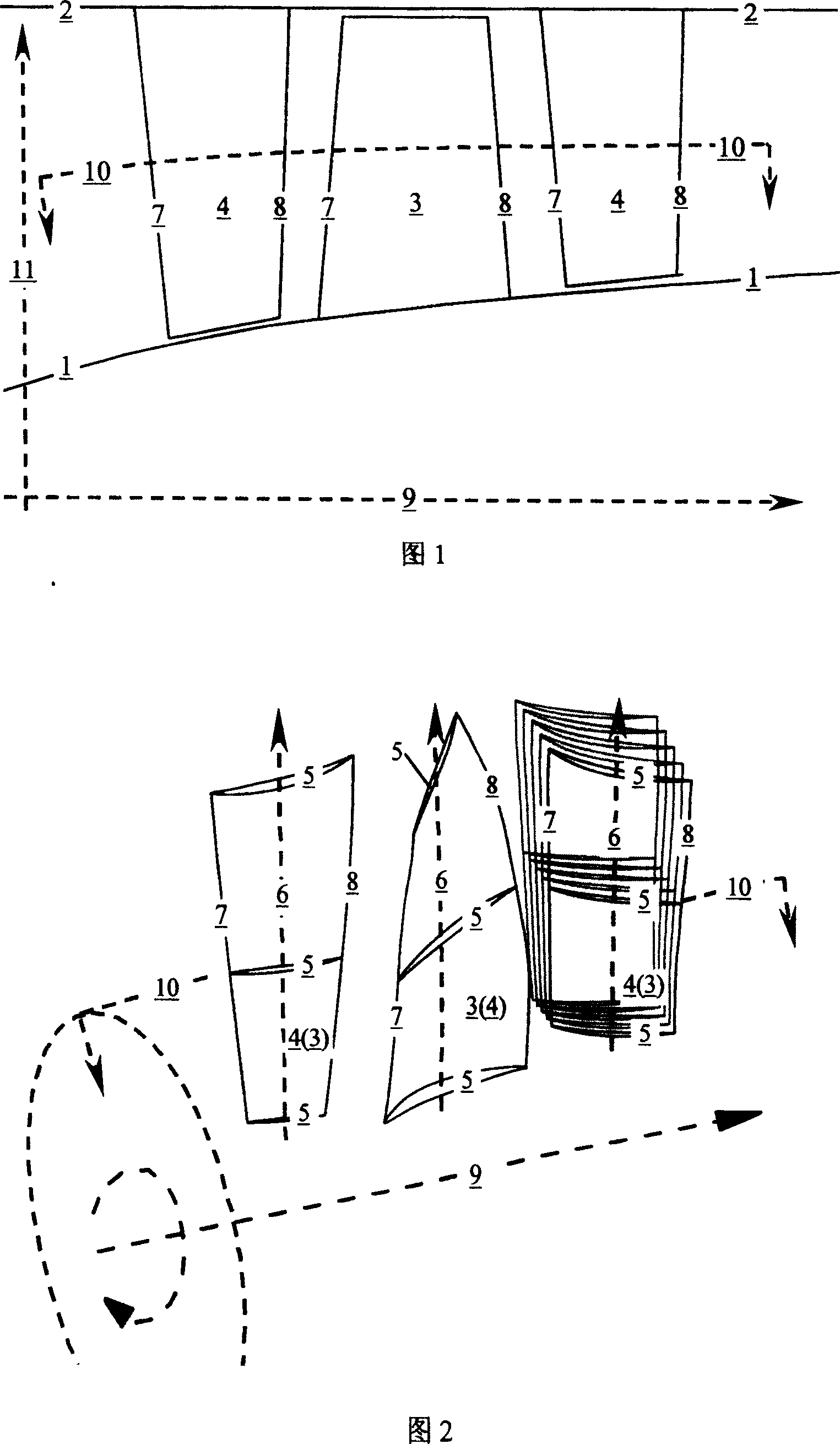 Three-dimensional sequential effect maximization method for multi-stage turbomachine