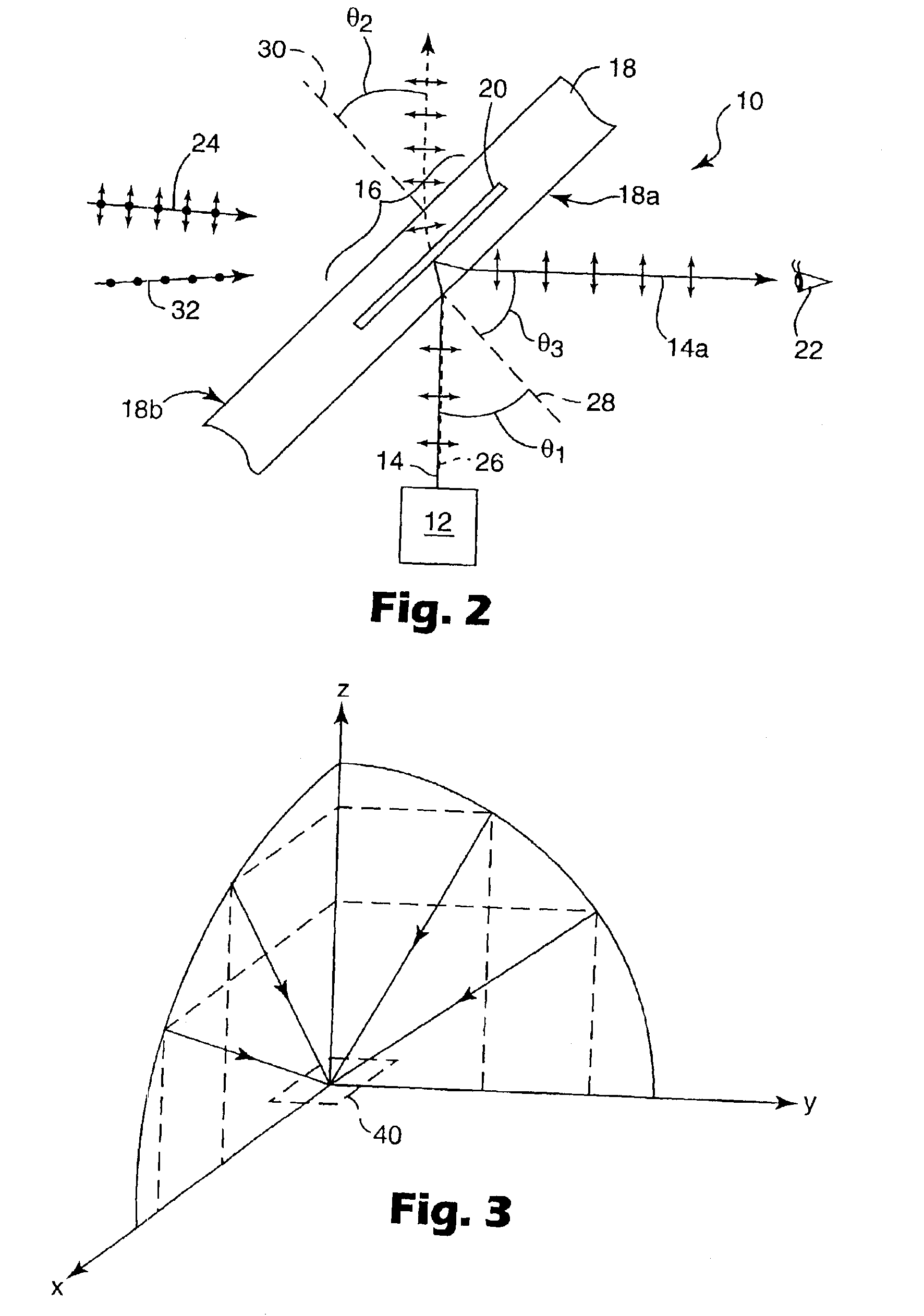 Head-up display with polarized light source and wide-angle p-polarization reflective polarizer