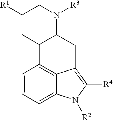 Ergoline derivatives as dopamine receptor modulators
