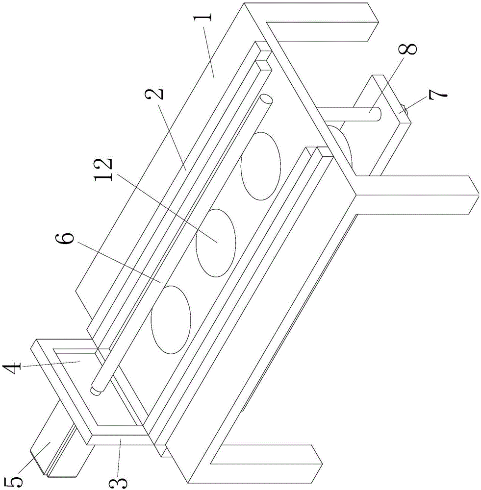 Grease smearing device for piston pin holes