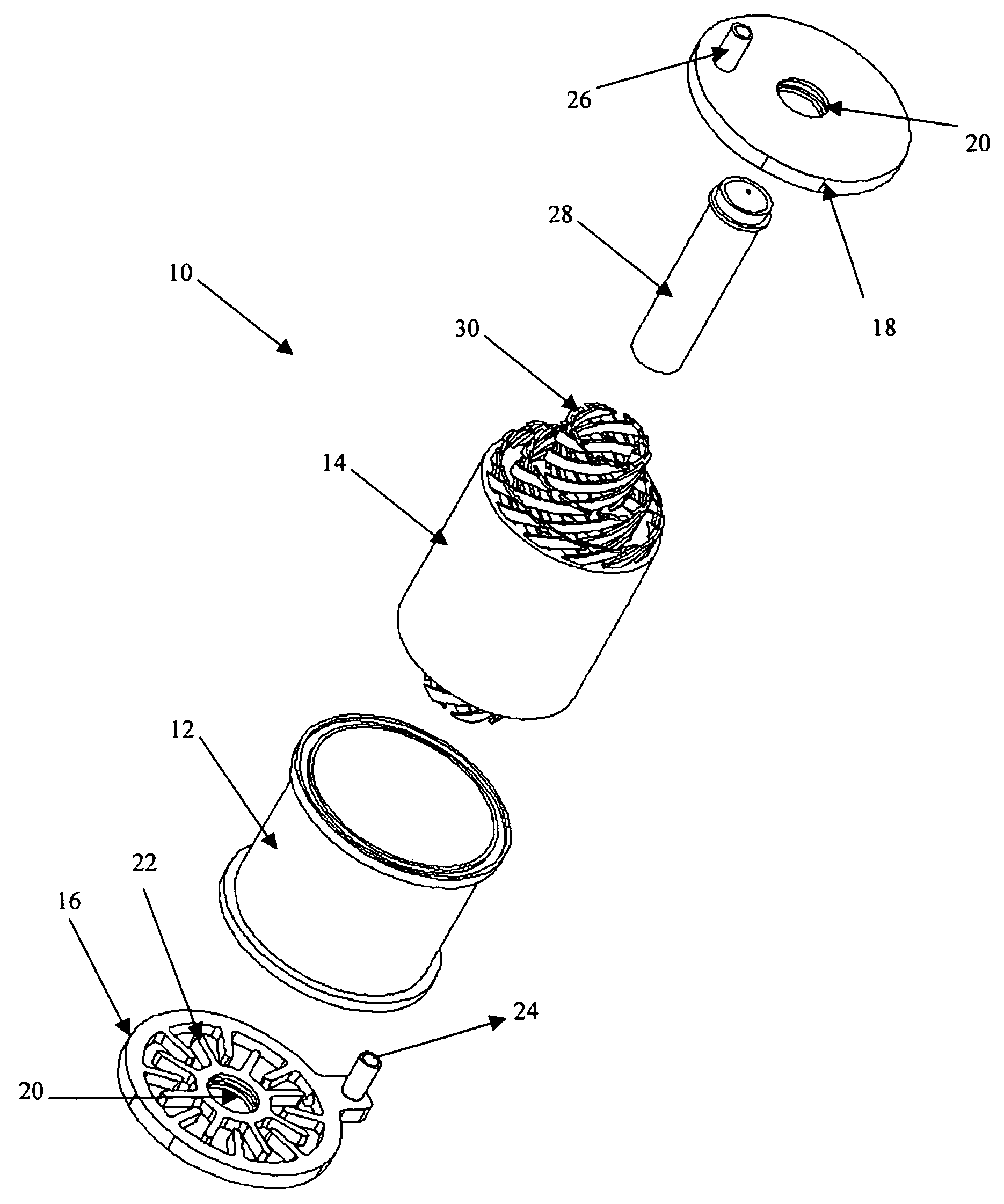 Electromagnet having spacer for facilitating cooling and associated cooling method