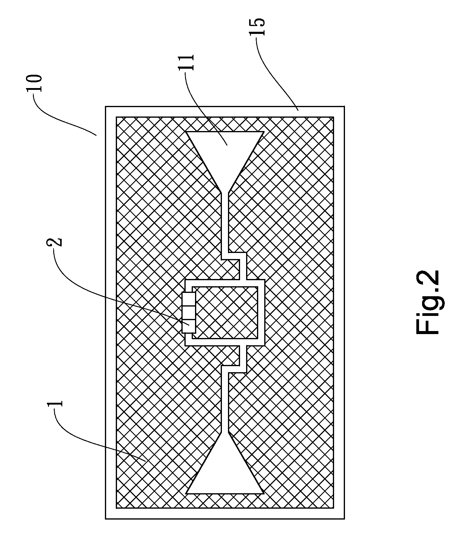 Structure for radio frequency identification and its manufacturing method