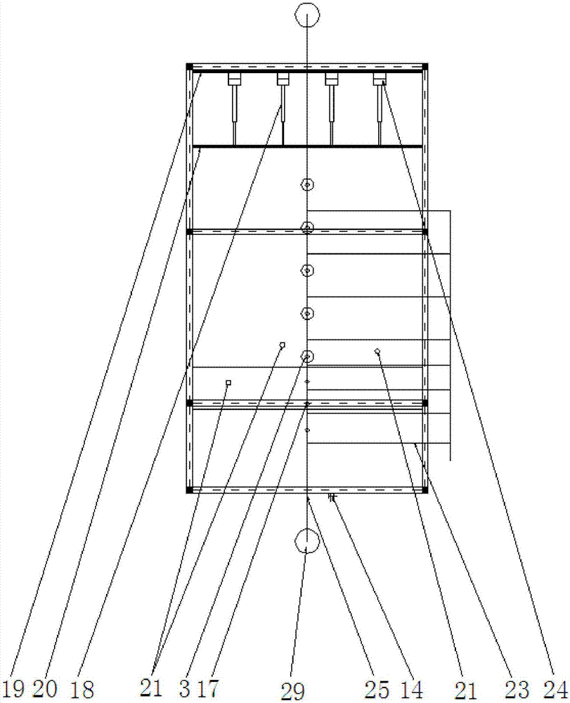 Device and method for testing influence of water level fluctuations on stability of talus slope containing underlying ice layer