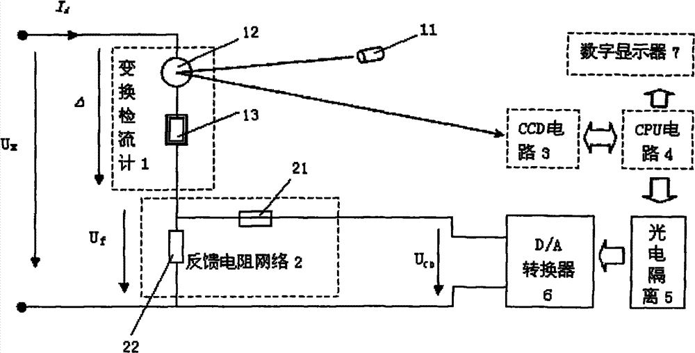 High-sensitivity digital nanovoltmeter and realization method thereof