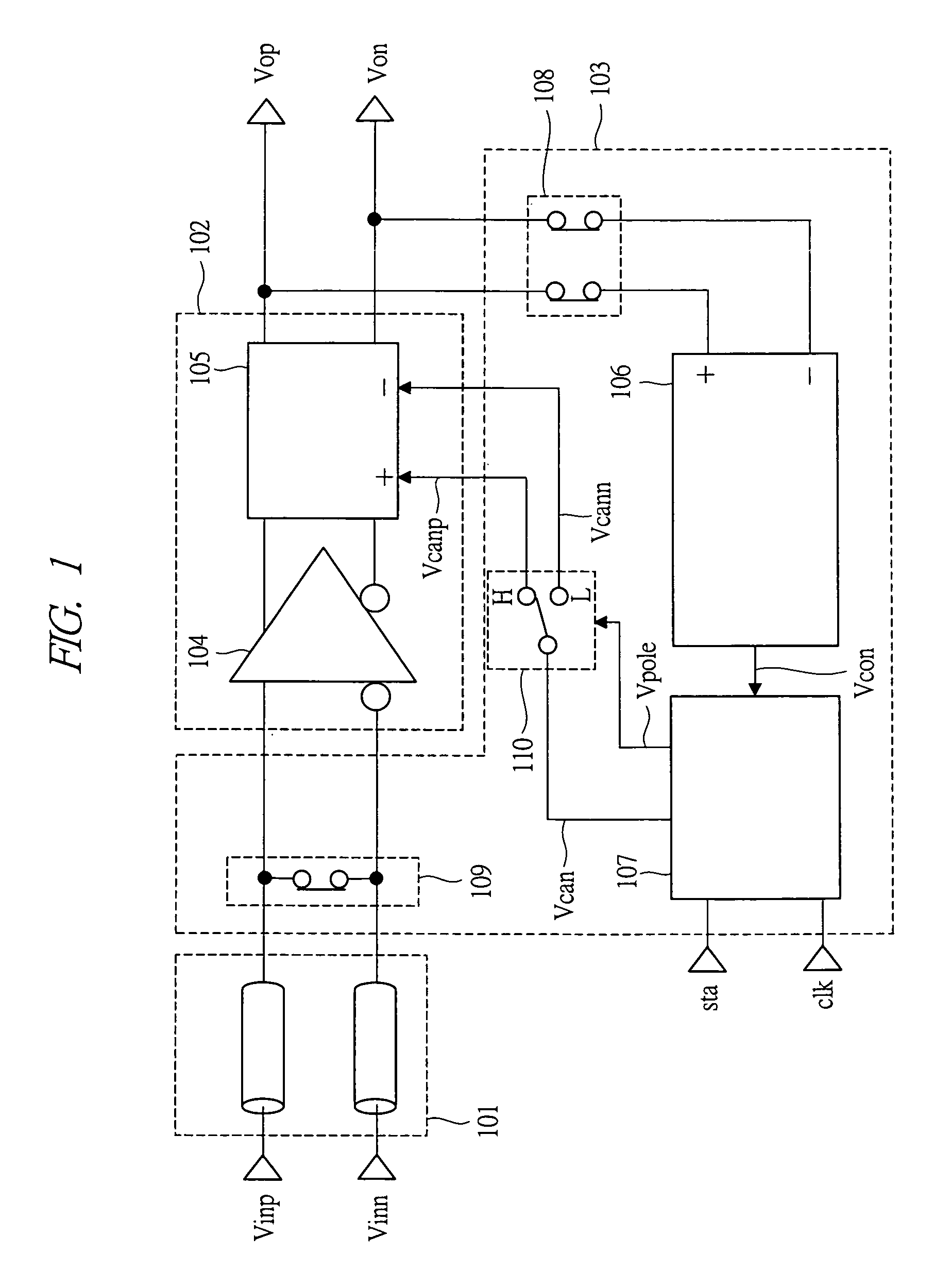 Low offset input circuit and transmission system with the input circuit