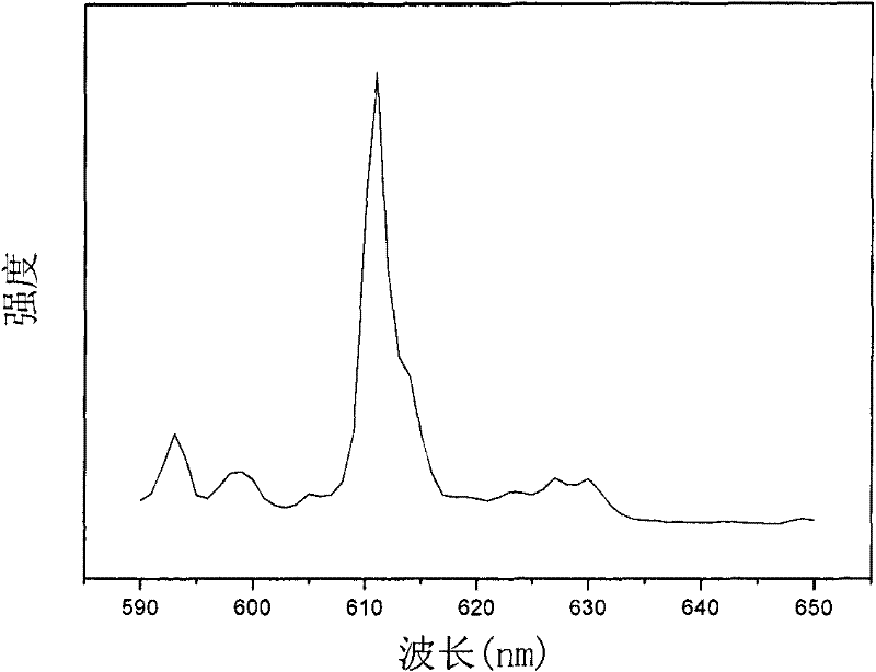 Fluorescent material with core-shell structure and preparation method thereof