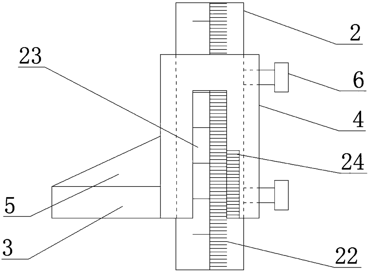 Micro-barite saw blade thickness detection device