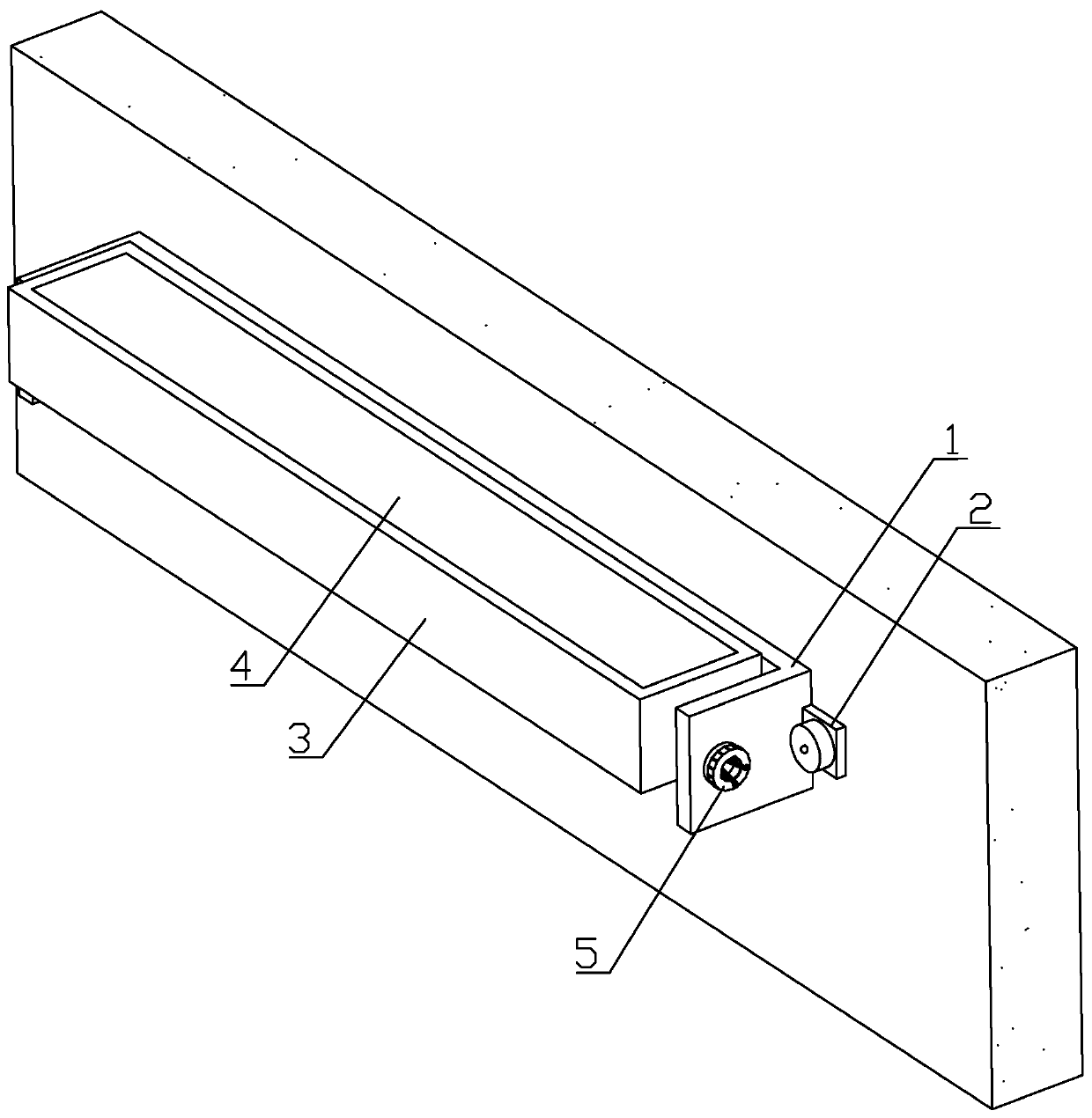 Anti-dazzling LED wall-washer lamp and construction method thereof