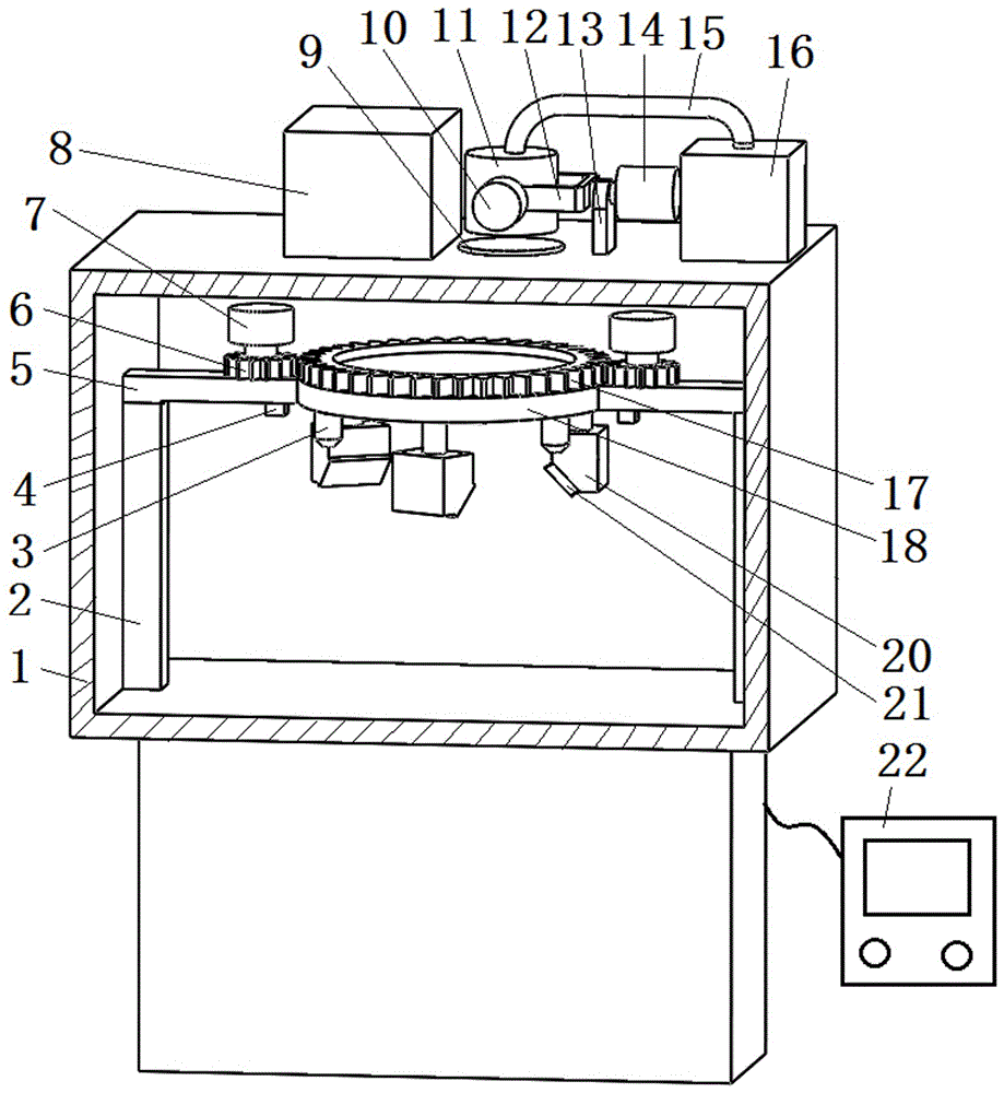 Selective laser melting forming molten bath real-time monitoring device and monitoring method